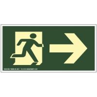 Rota de fuga saída para direita